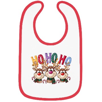 Discover Ho Ho Ho Deer Bibs