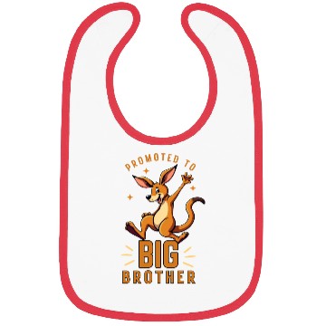 Discover Promoted to Big Brother - Funny Kangaroo Australia Bibs