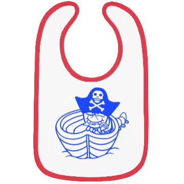 Discover Funny Worm Caterpillar Pirate Sweet Paddle Rowing Bibs