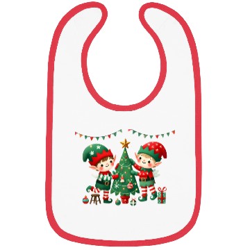 Discover Merry Christmas, Christmas Vintage Bibs