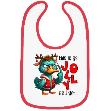 Discover Duck Christmas, Merry Christmas Bibs