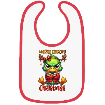 Discover Duck Christmas, Merry Christmas Bibs
