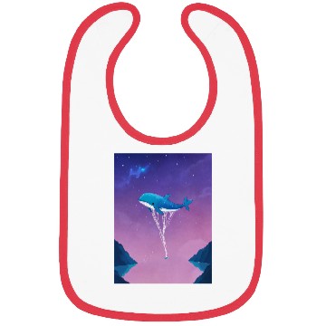 Discover Whale's Dance in the Galaxy Bibs