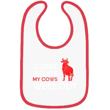 Discover Cows Stable Sweet Grazing Animal Bibs