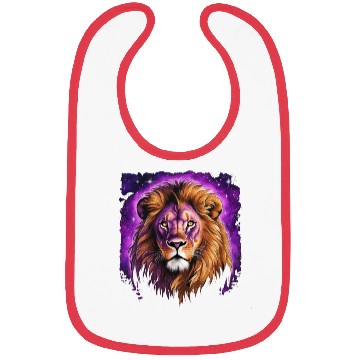 Discover Starry Night Bibs design of lion Rembrandt style