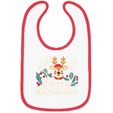 Discover Christmas Reindeer Bibs