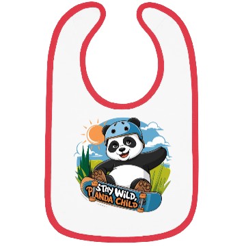 Discover Panda Love and Adorable Designs Bibs