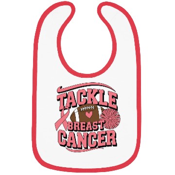 Discover tackle breast cancer Bibs