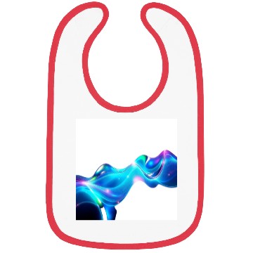 Discover Abstract Digital Waves Bibs