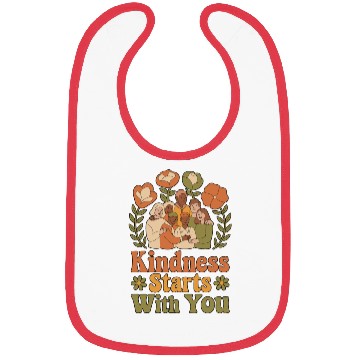 Discover Kindness Starts With You - Diverse Community Bibs