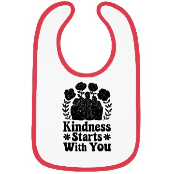Discover Kindness Starts With You - Diverse Community Bibs