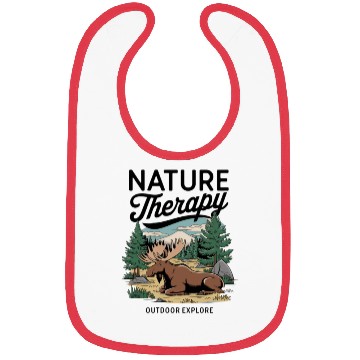 Discover Moose in the Wild - Nature Therapy Graphic Bibs