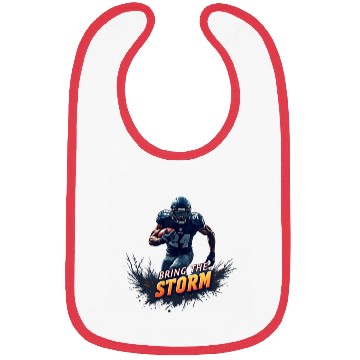 Discover Bring the Storm: Electrifying Football Action Bibs