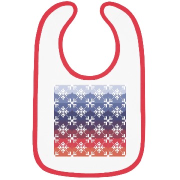 Discover Winter Geometric Harmony Pattern 2 Bibs