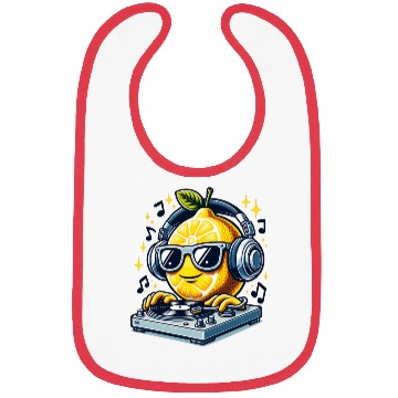 Discover DJ Lemon Groove with Headphones and Turntable Bibs