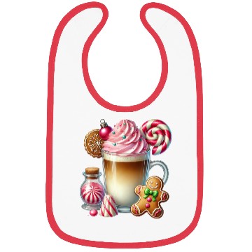 Discover Christmas ice cream, Merry Christmas Bibs