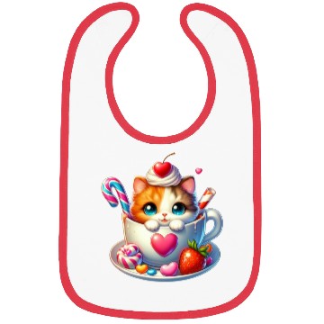Discover Valentines Day, Valentine Retro Bibs