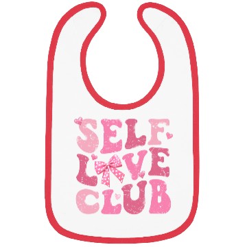 Discover Self Love Club, Valentine Retro Bibs