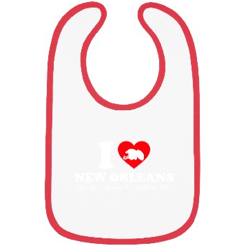 Discover Groovy I Love New Orleans Bibs