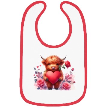 Discover Valentines Day, Valentine Retro Bibs
