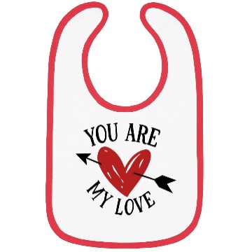 Discover Valentines Day, Valentine Retro Bibs