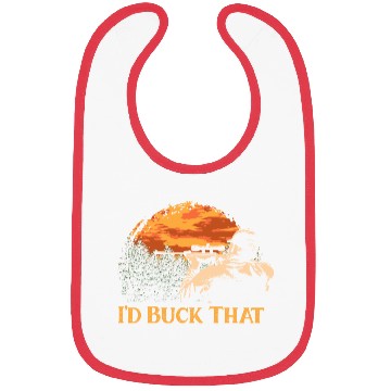 Discover Id Buck That Deer Hunting Elk Hunter Forest Funny Bibs