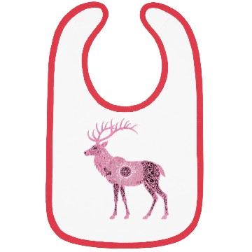 Discover Mandala Hirsch Deer Mystical Madalas Bibs