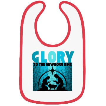 Discover GLORY to the Newborn King Bibs