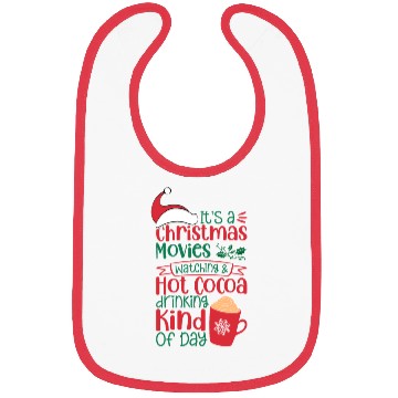 Discover Its a Christmas Movies Watching and Hot Cocoa Bibs