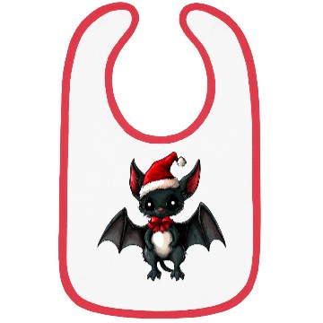 Discover Christmas bats Bibs