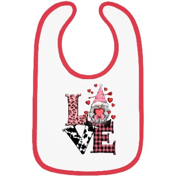 Discover Gnomes Valentines Revelin, Valentines Retro Bibs
