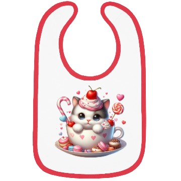 Discover Valentines Day, Valentine Retro Bibs