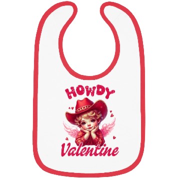 Discover Howdy Valentine, Valentines Day Bibs