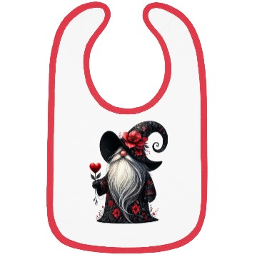 Discover Black Gnomes Valentines Day Bibs