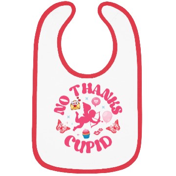 Discover No Thanks Cupid Bibs