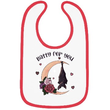 Discover Batty For You, Valentine Retro Bibs