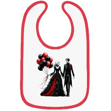 Discover Black Gnomes Valentines Day Bibs