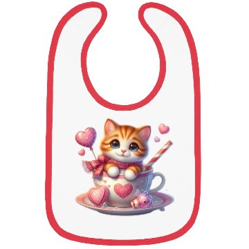 Discover Happy Valentines Day, Valentin Retro Bibs
