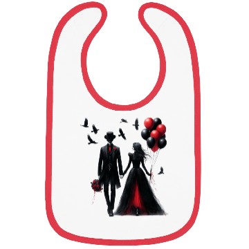 Discover Black Gnomes Valentines Day Bibs