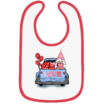 Discover Gnomes Valentines Revelin Bibs
