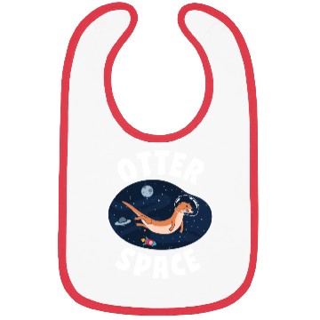 Discover Otter Pun Space Science Astronaut Bibs