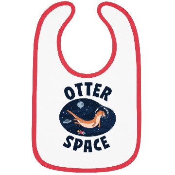 Discover Otter Pun Space Science Astronaut Bibs