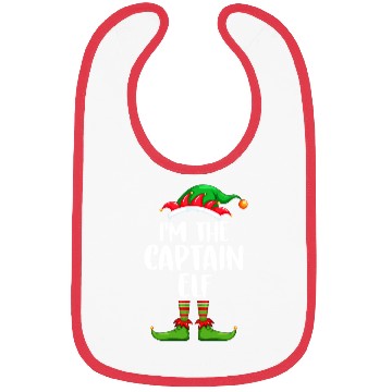 Discover I'm The Captain Elf Bibs Matching Family