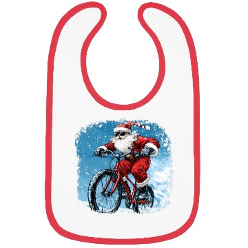 Discover Biker Christmas Bibs