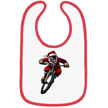 Discover Downhill Bike Christmas Bibs