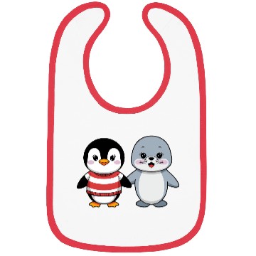 Discover Penguin and Seal Friends Bibs