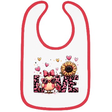 Discover Valentine Retro, Happy Valentines Day Bibs