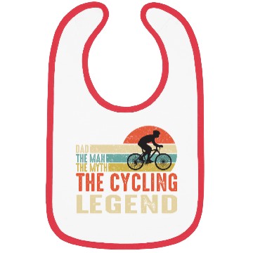 Discover Dad: The Man, The Myth, The Legend - Bold Design Bibs