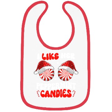 Discover I Like Her Peppermint Candies Couples Christmas Bibs