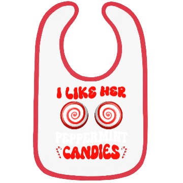 Discover I Like Her Peppermint Candies Couples Christmas Bibs